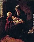 Bernard Jean Corneille Pothast The New Baby painting
